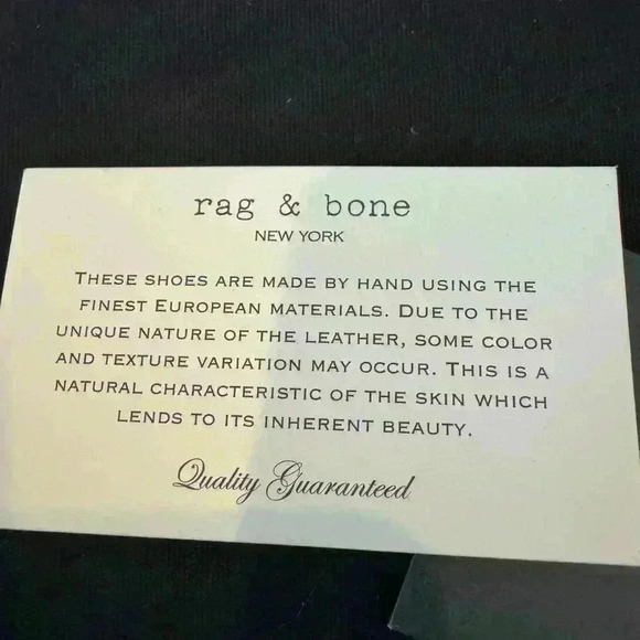 Rag & Bone Razor Boot ~Antq White~9.5 / 39.5 ~ NEW IN BOX WITH DUST BAG TOO 😳!! - Picture 9 of 11